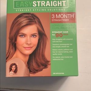 Easy Straight NIB 3 Month hair straight kit -new